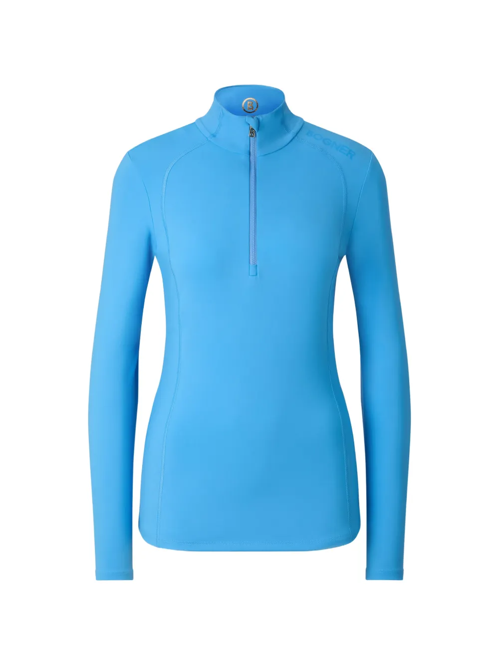 BOGNER Medita quarter-zip base layer - Blu