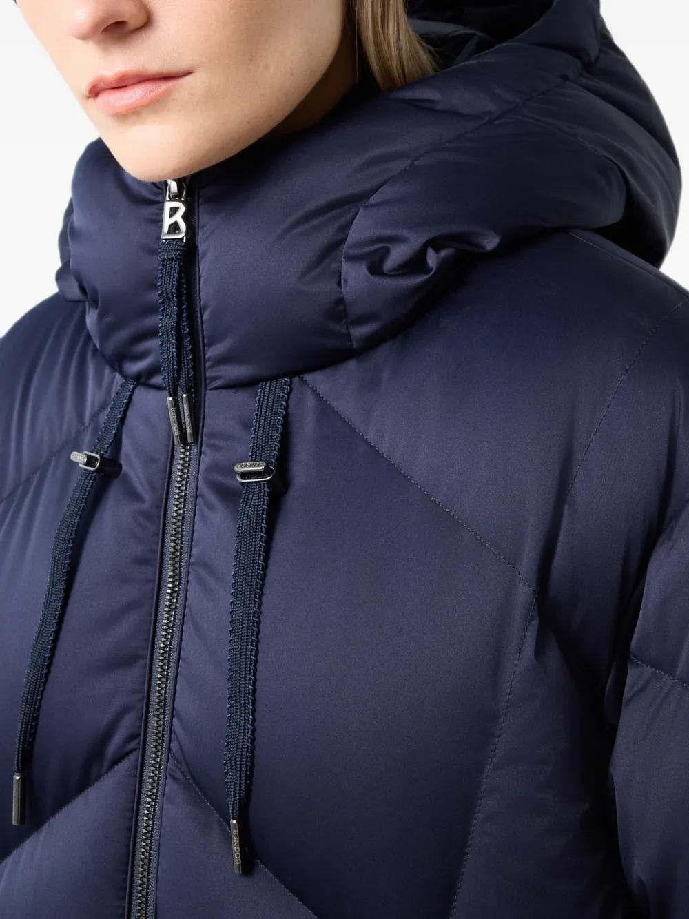 BOGNER Glenda gewatteerd ski-jack met donsvulling Blauw