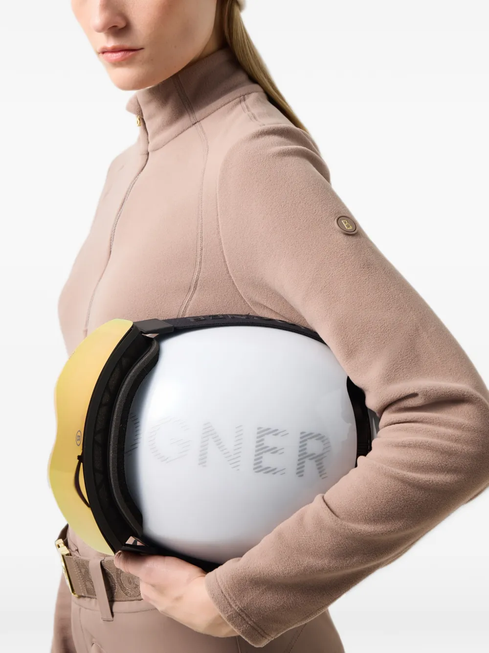 BOGNER Medita top met rits Bruin