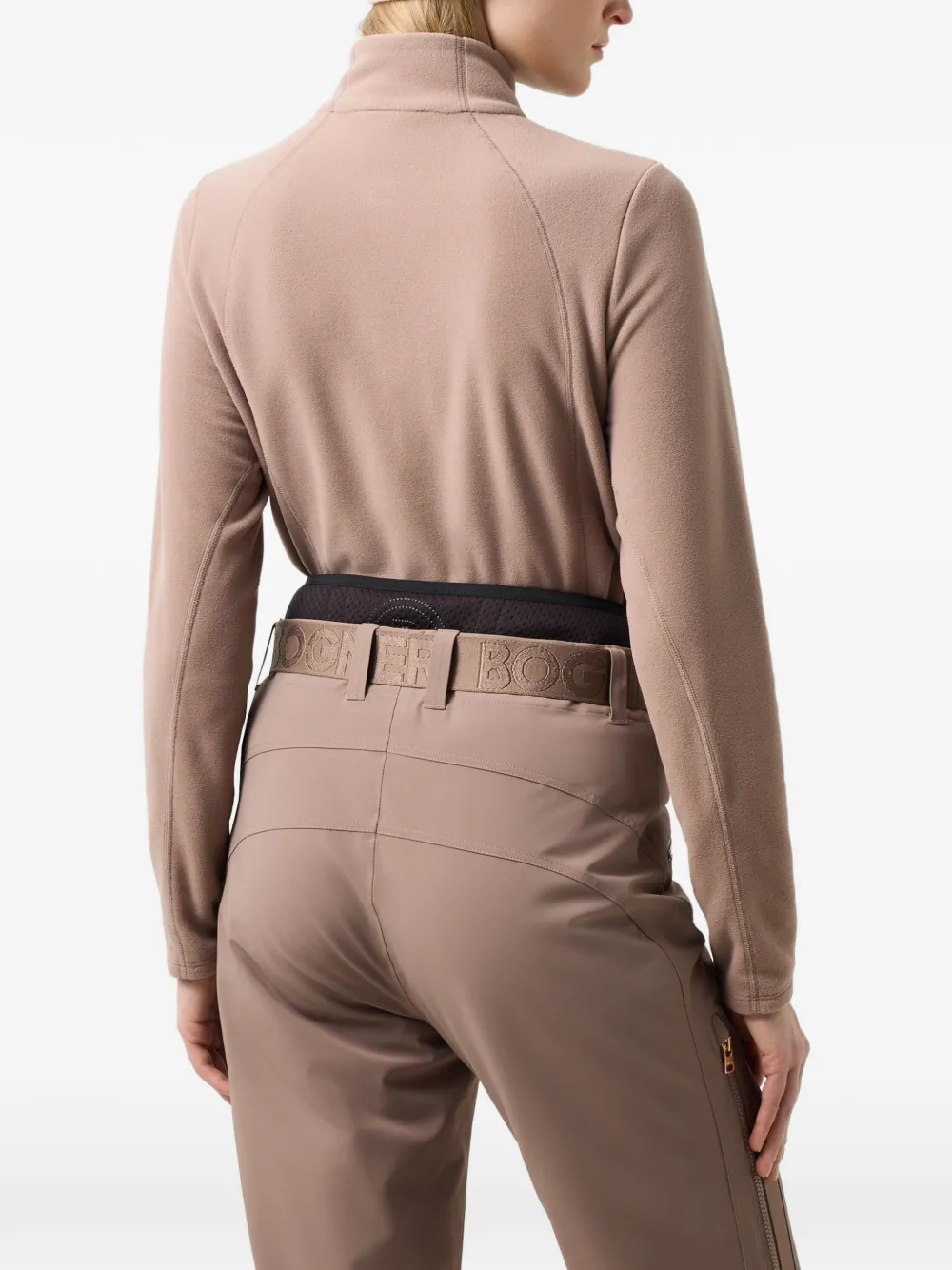 BOGNER Medita top met rits Bruin