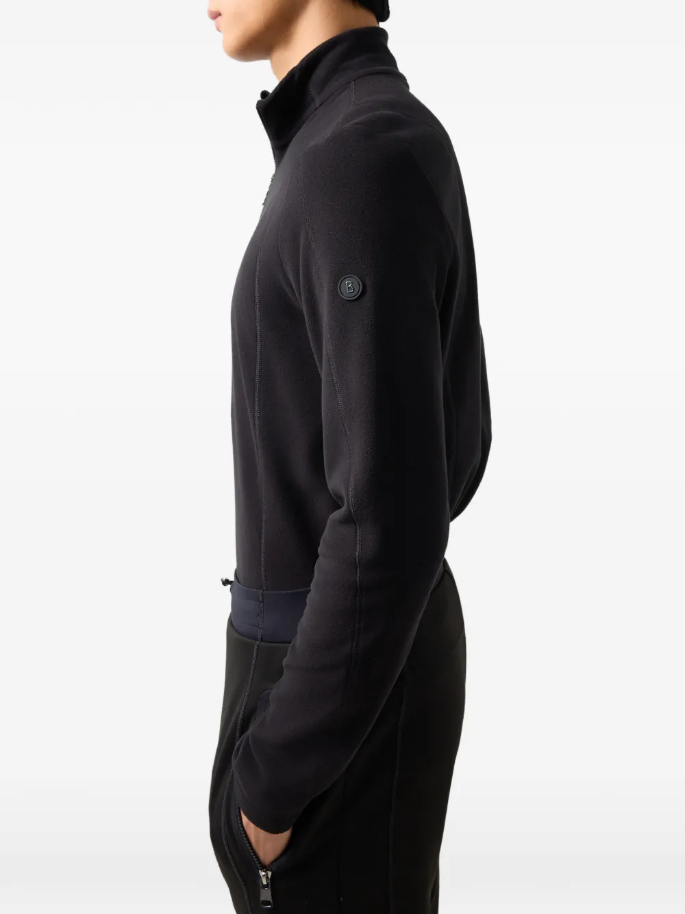 BOGNER Harry fleece top Zwart