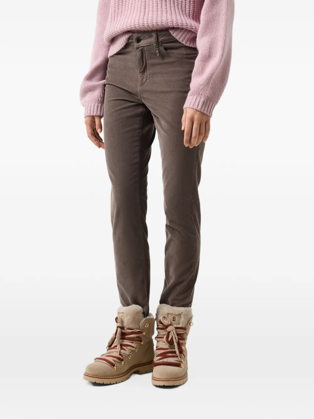 BOGNER Julie corduroy trousers Bruin