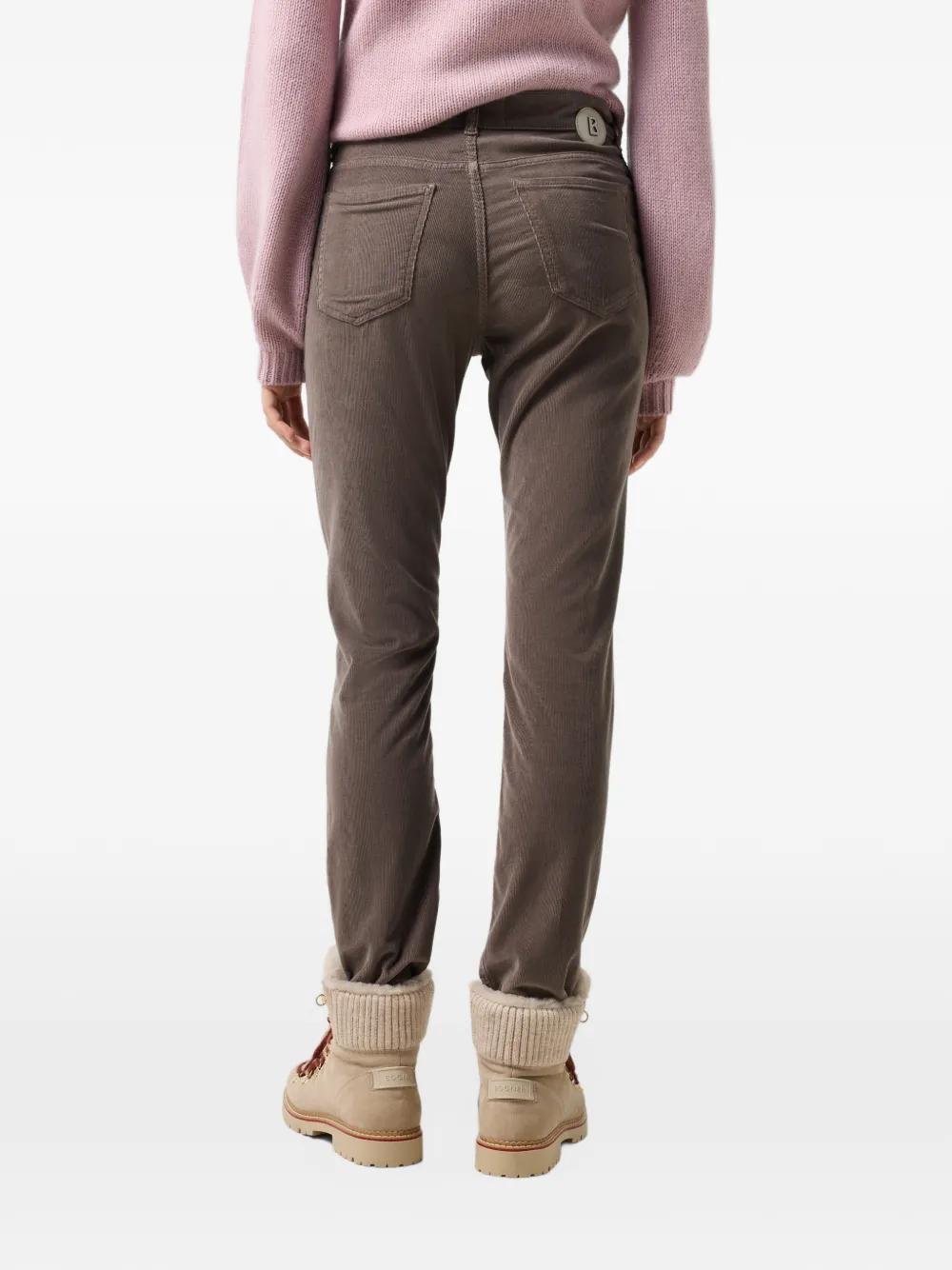 BOGNER Julie corduroy trousers Bruin