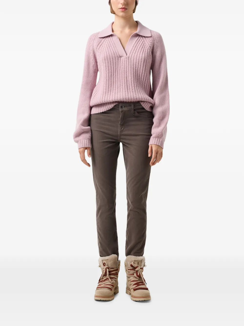 BOGNER Julie corduroy trousers Bruin