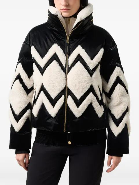 BOGNER Vaya zigzag-panel ski jacket