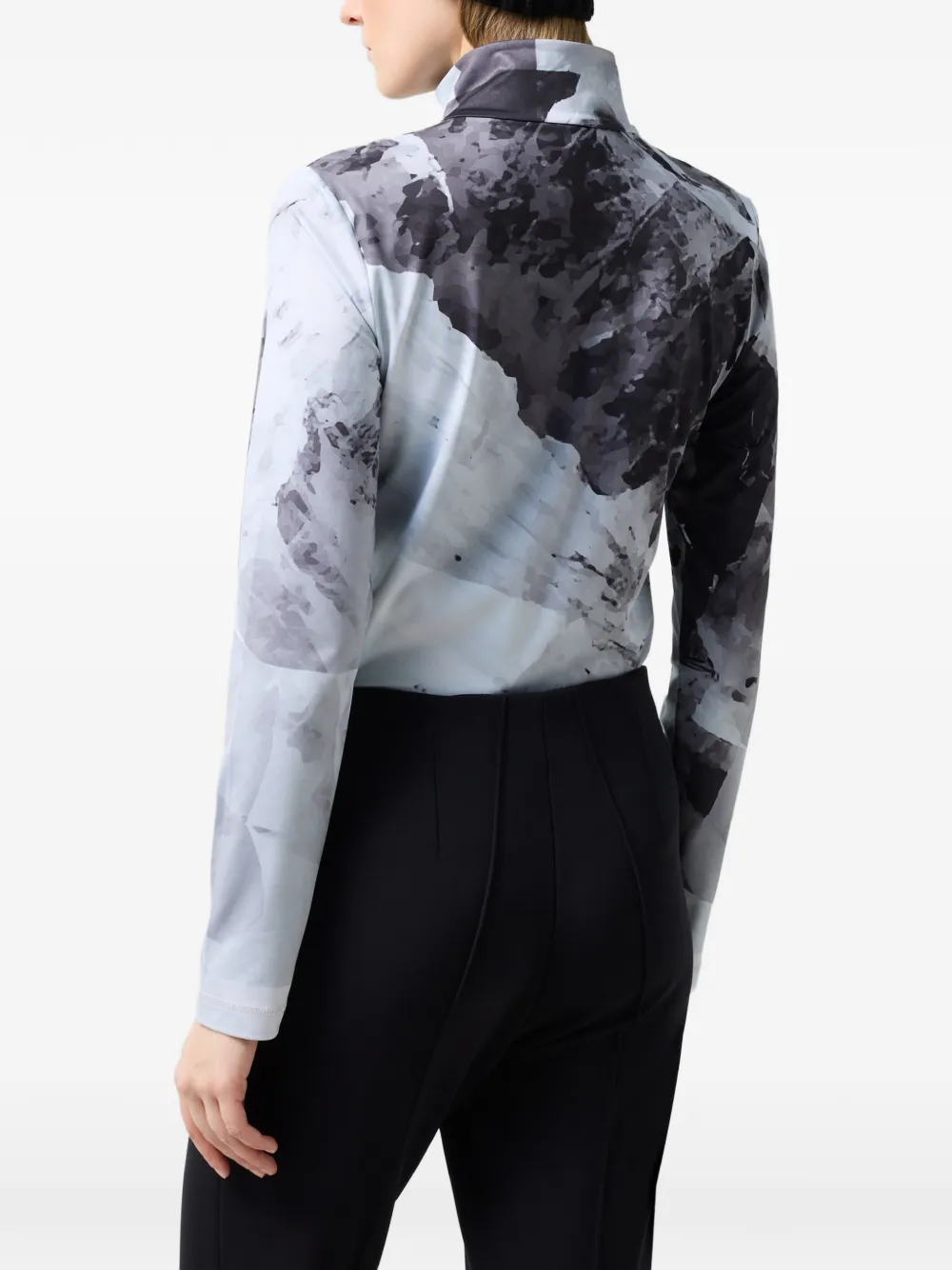 BOGNER Beline performance top met grafische print Grijs