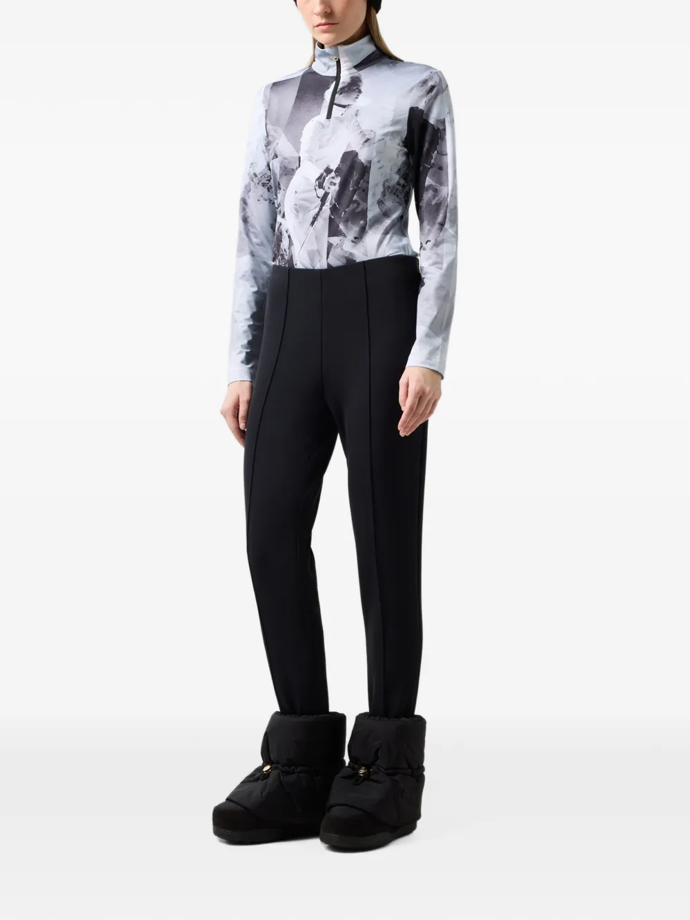 BOGNER Beline performance top met grafische print Grijs