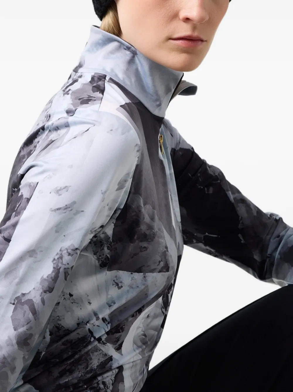 BOGNER Beline performance top met grafische print Grijs