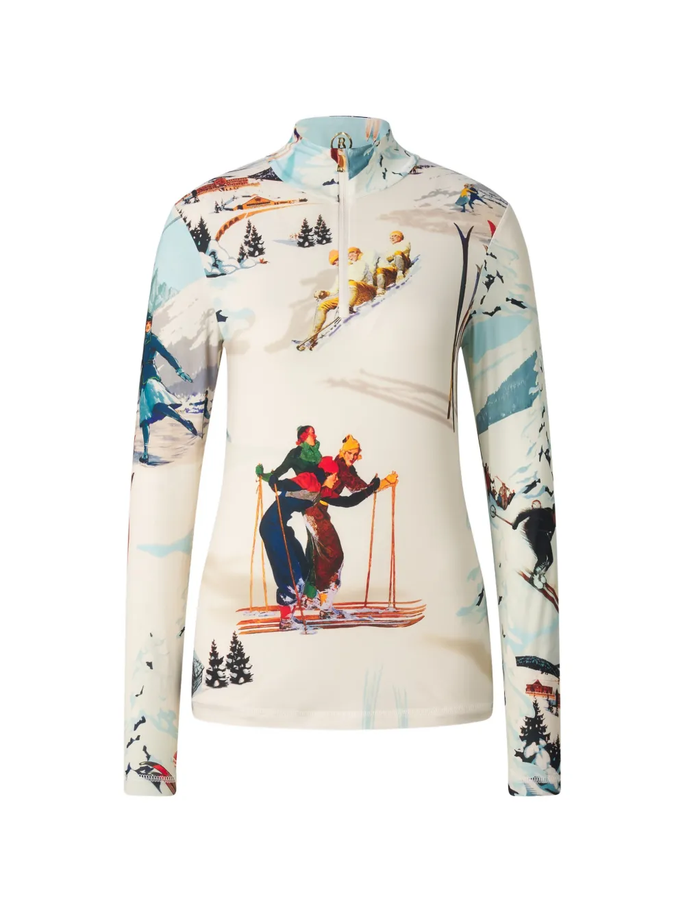 BOGNER Beline graphic-print base layer - Bianco