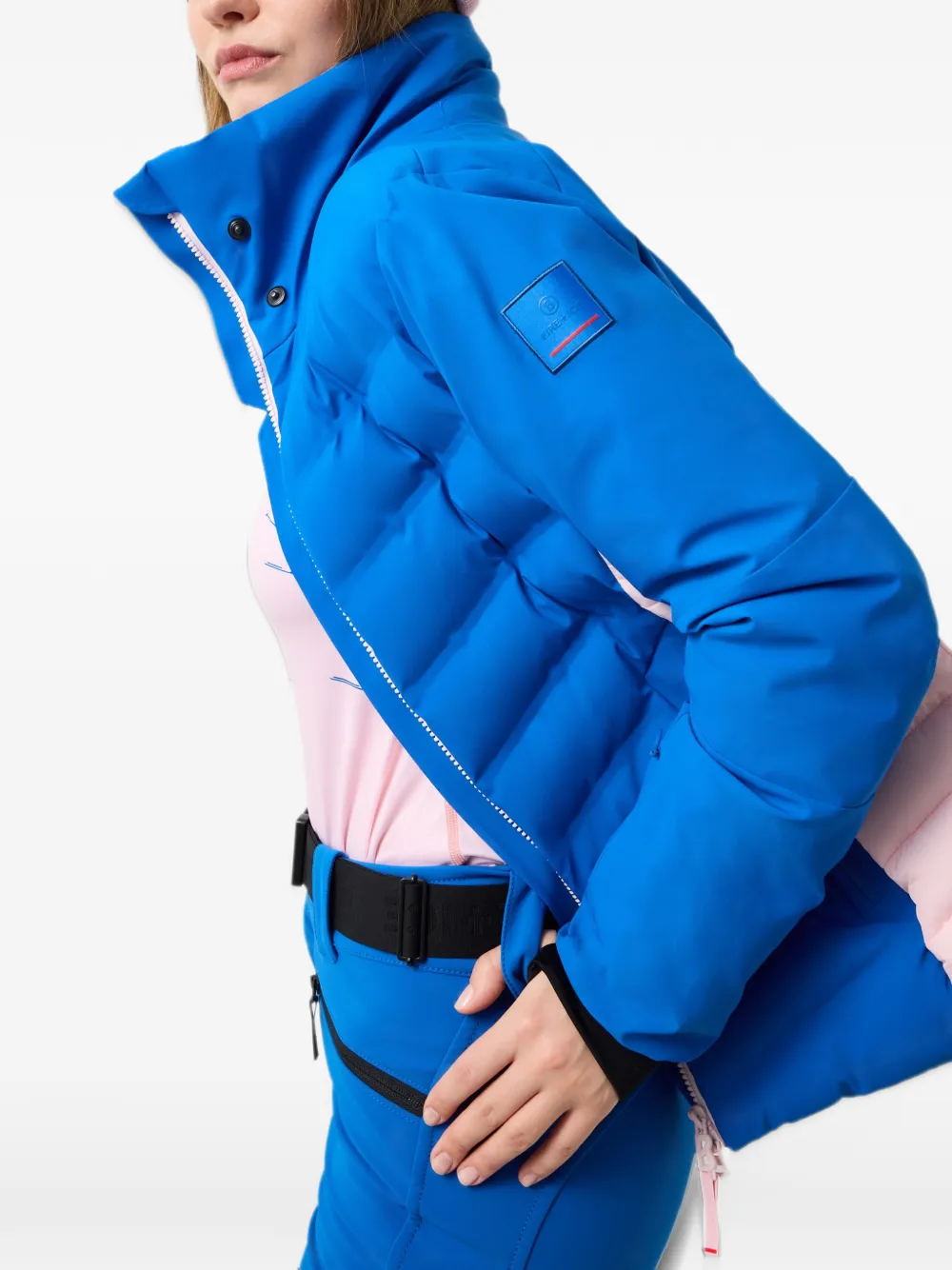 BOGNER FIRE+ICE Janka ski-jack met capuchon Blauw