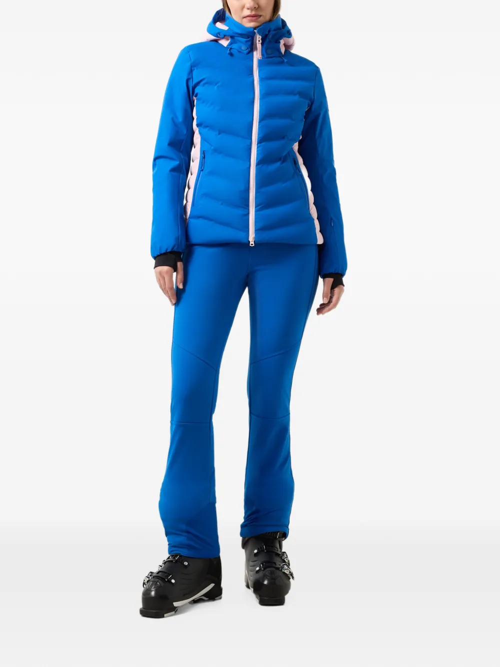 BOGNER FIRE+ICE Janka ski-jack met capuchon Blauw