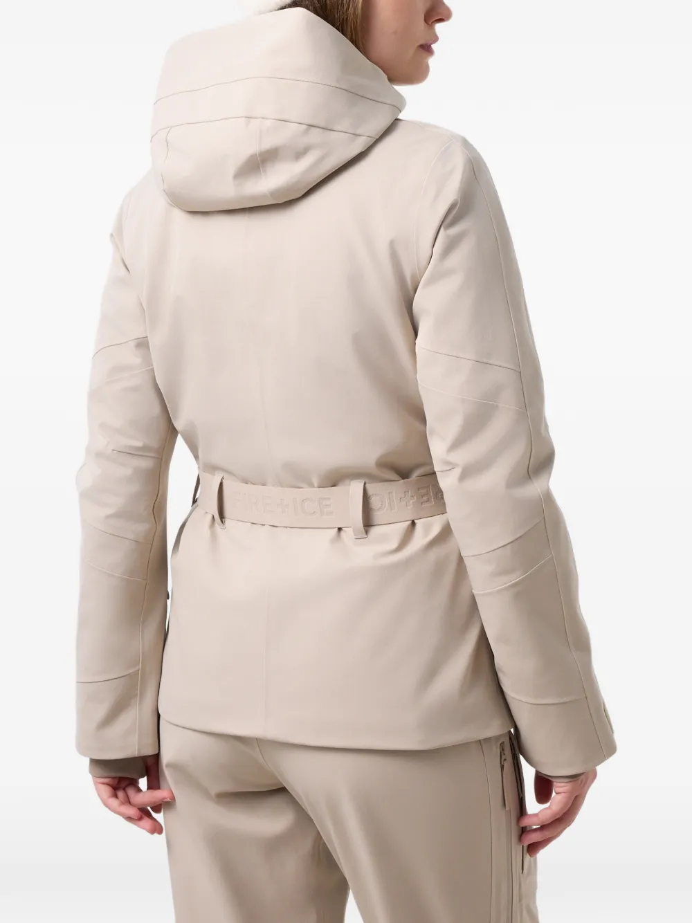 BOGNER FIRE+ICE +ICE Moia belted ski jacket Beige