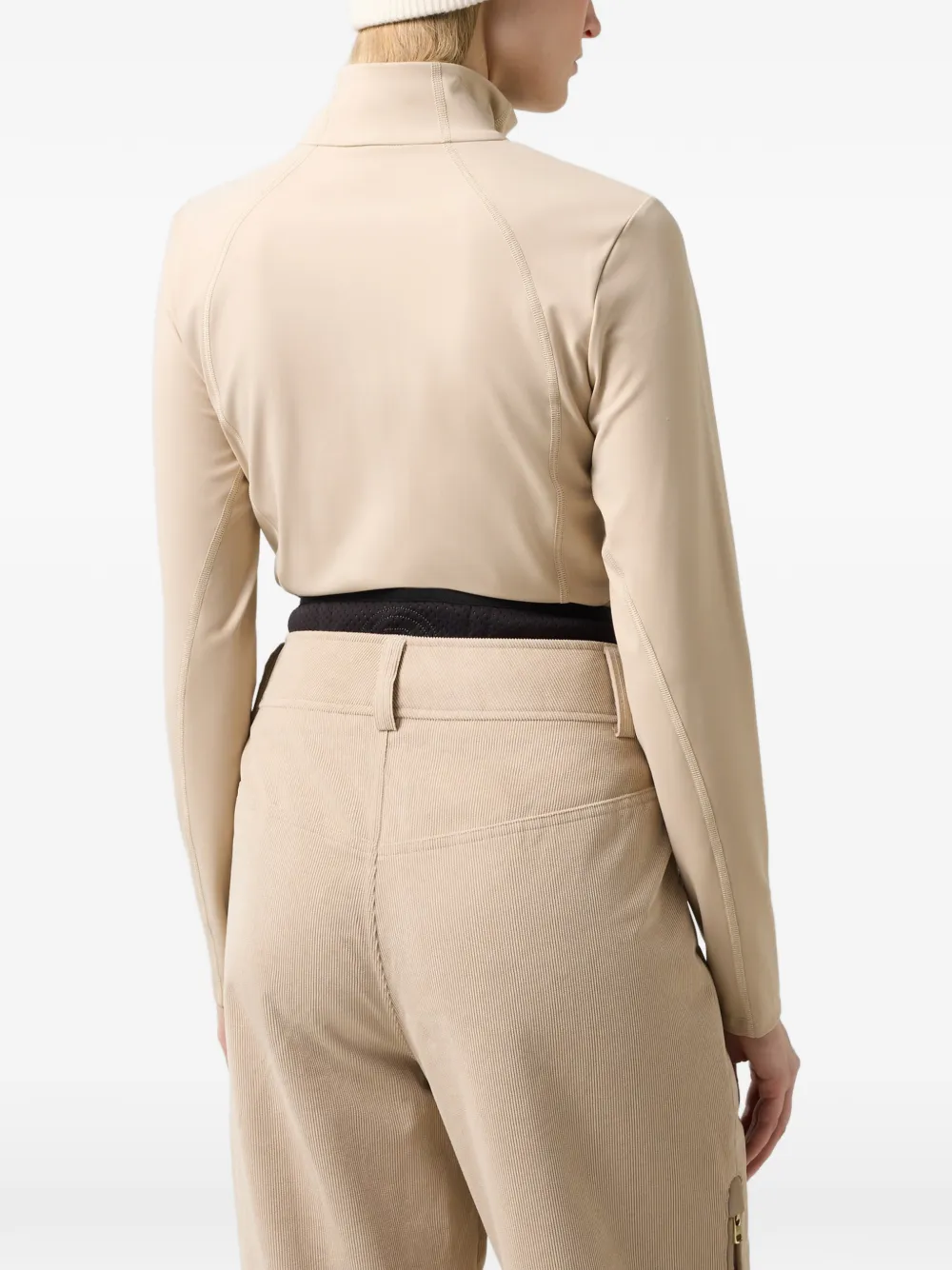 BOGNER Medita basislaag met logo-print Beige