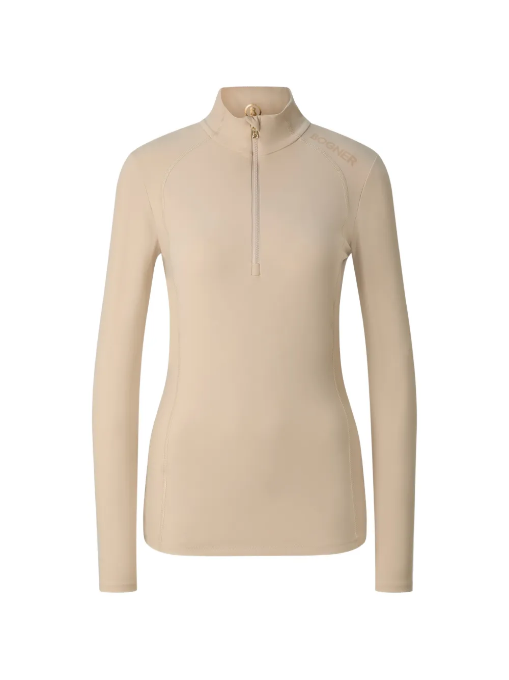 BOGNER Medita basislaag met logo-print Beige