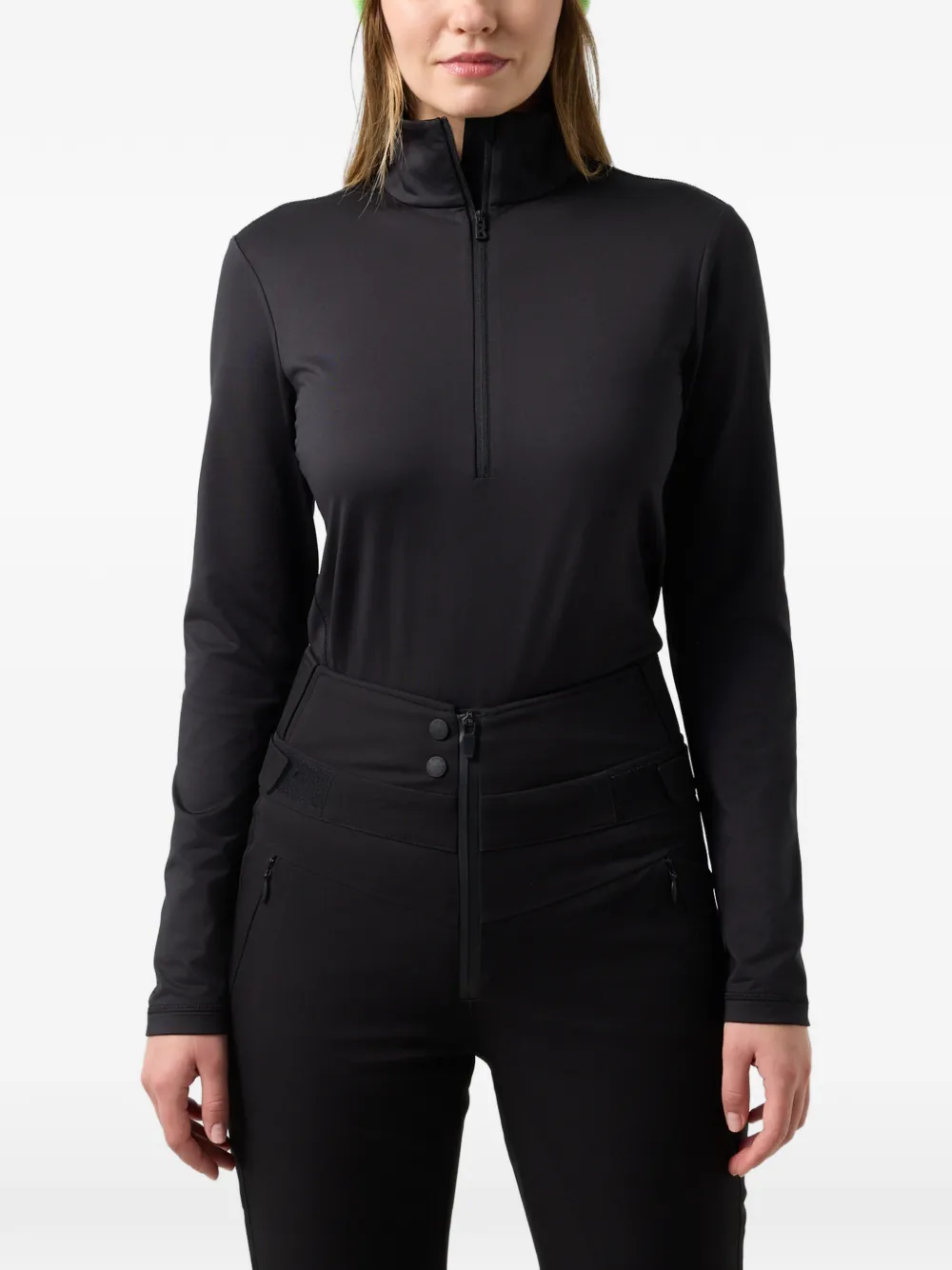 BOGNER FIRE+ICE Margo basislaag met halve rits Zwart