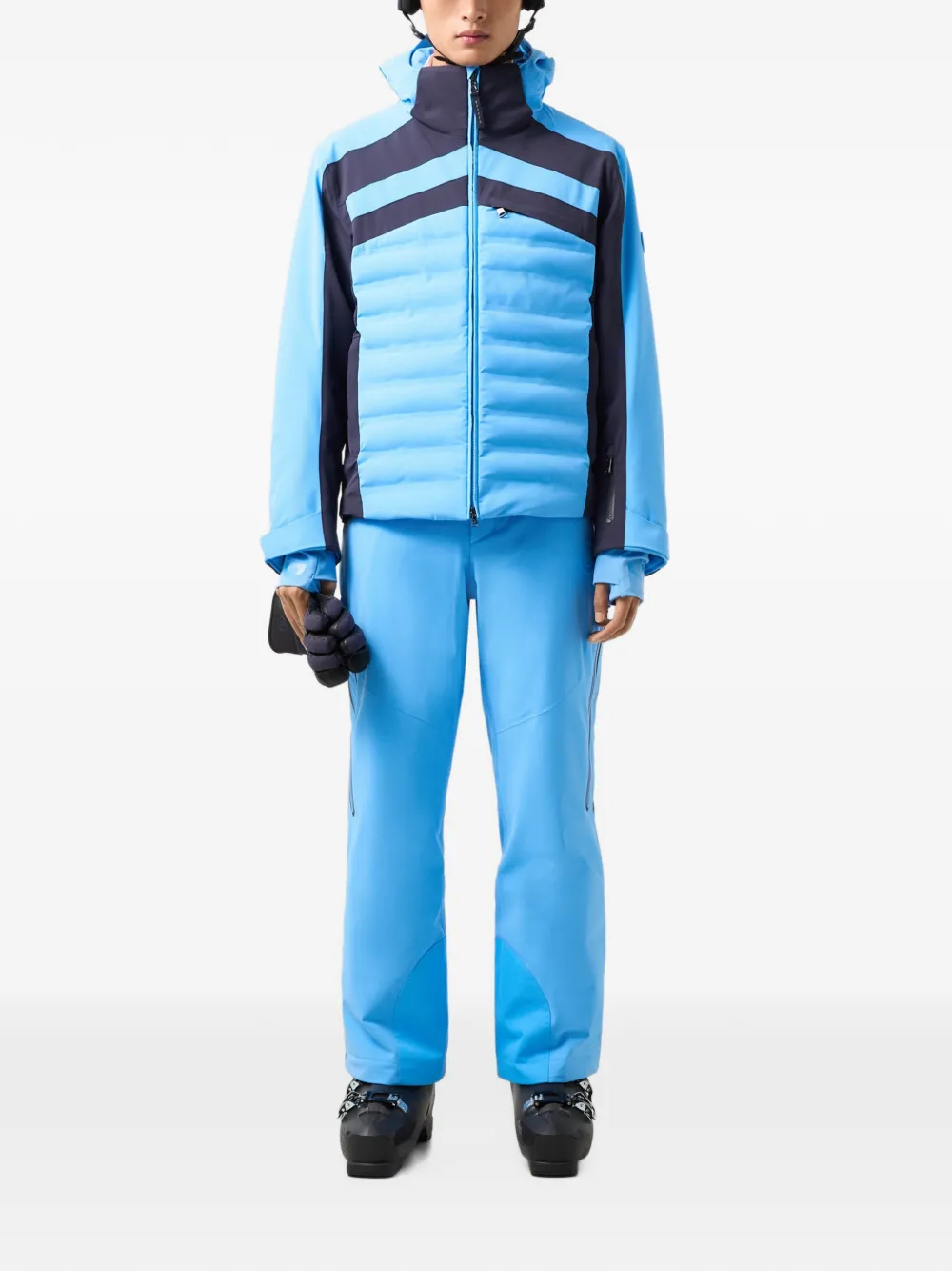 BOGNER Felis panelled ski jacket Blauw