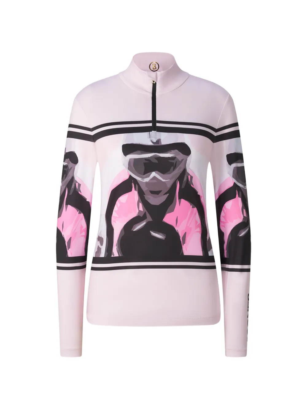 BOGNER Beline top met grafische print Roze