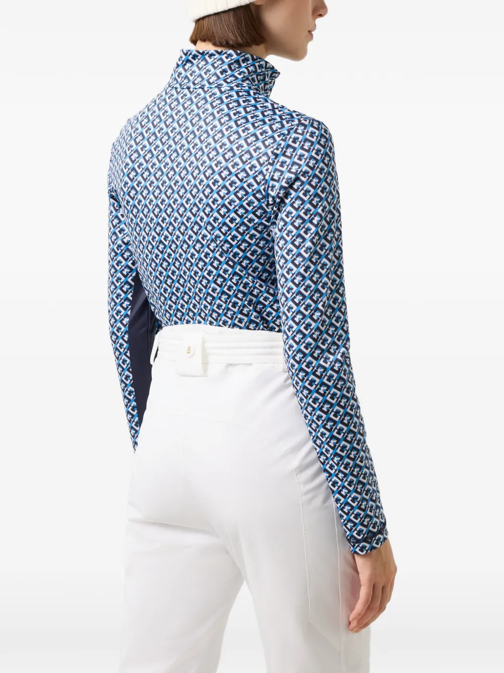BOGNER Beline basislaag met logo-print Blauw