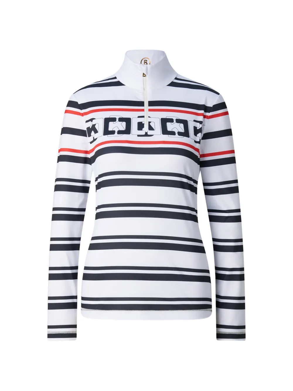 BOGNER Beline performance top met logo-print Wit