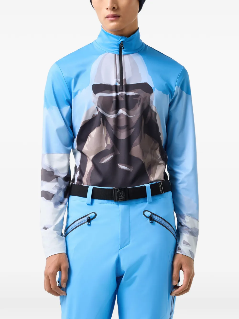 BOGNER Verti alpine-print base layer Blauw