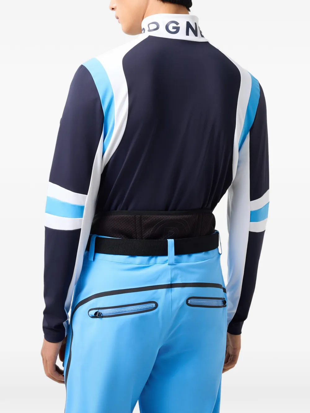 BOGNER First Layer Clark performance top met colourblocking Blauw