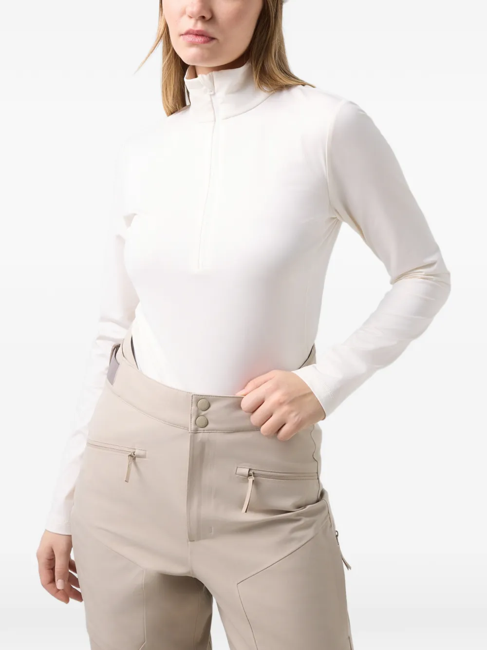 BOGNER FIRE+ICE Margo basislaag met halsrits Beige