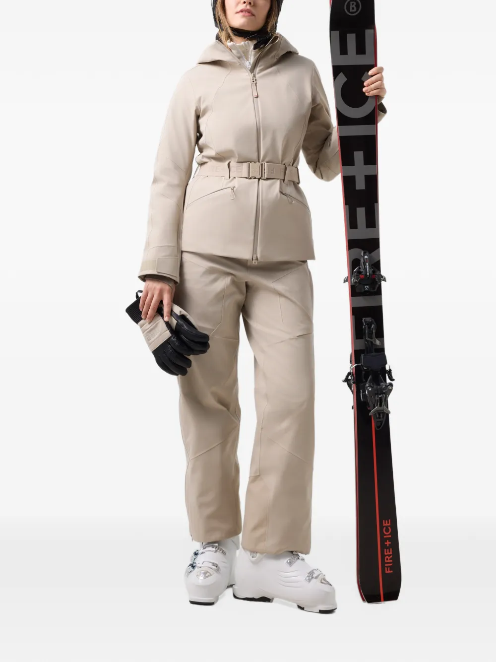 BOGNER FIRE+ICE Margo basislaag met halsrits Beige