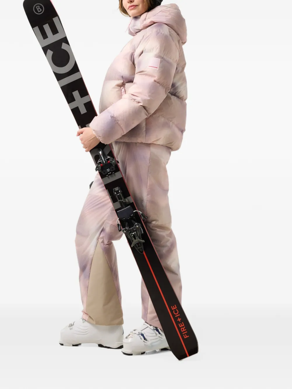 BOGNER FIRE+ICE Vally ski-jack met print Roze