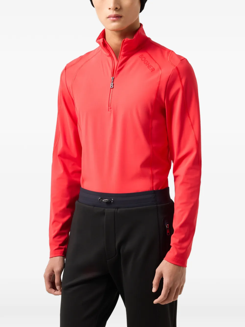 BOGNER Harry half-zip base layer Rood