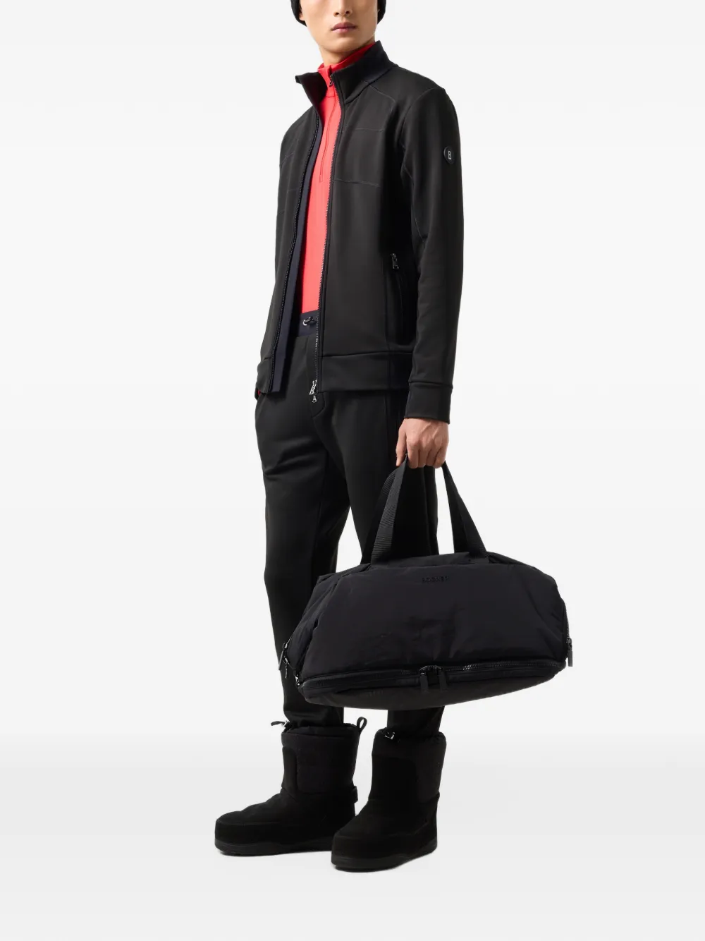BOGNER Harry half-zip base layer Rood