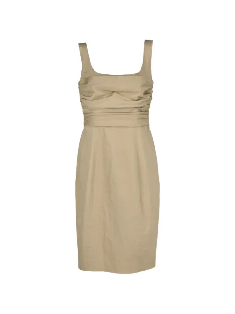 Moschino Cheap & Chic robe courte sans manches à fronces