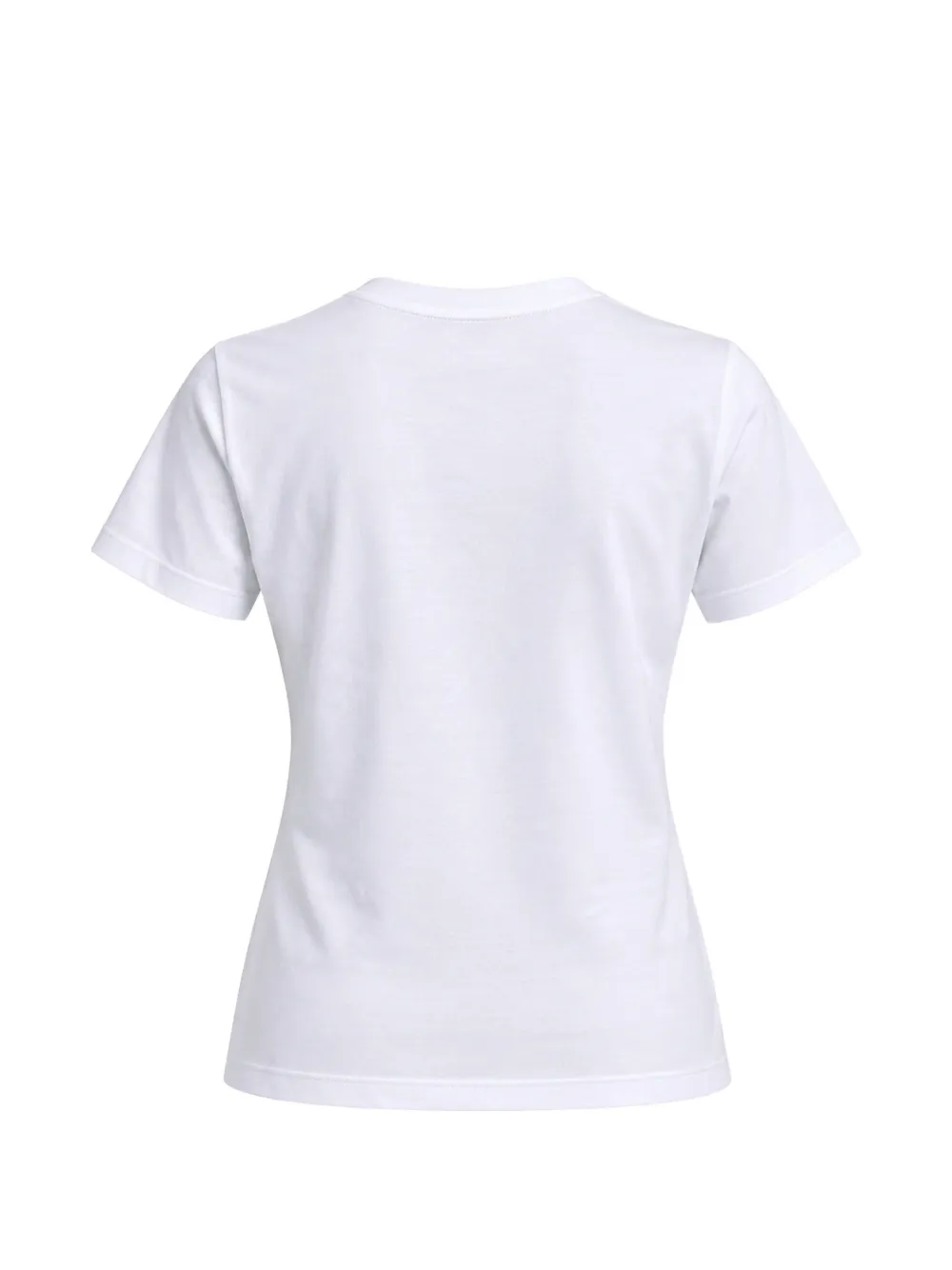 DKNY logo-print rhinestone-embellished T-shirt Wit