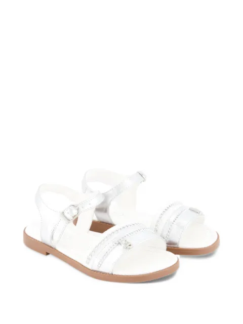 Liu Jo Kids chain-embellished logo-plaque sandals