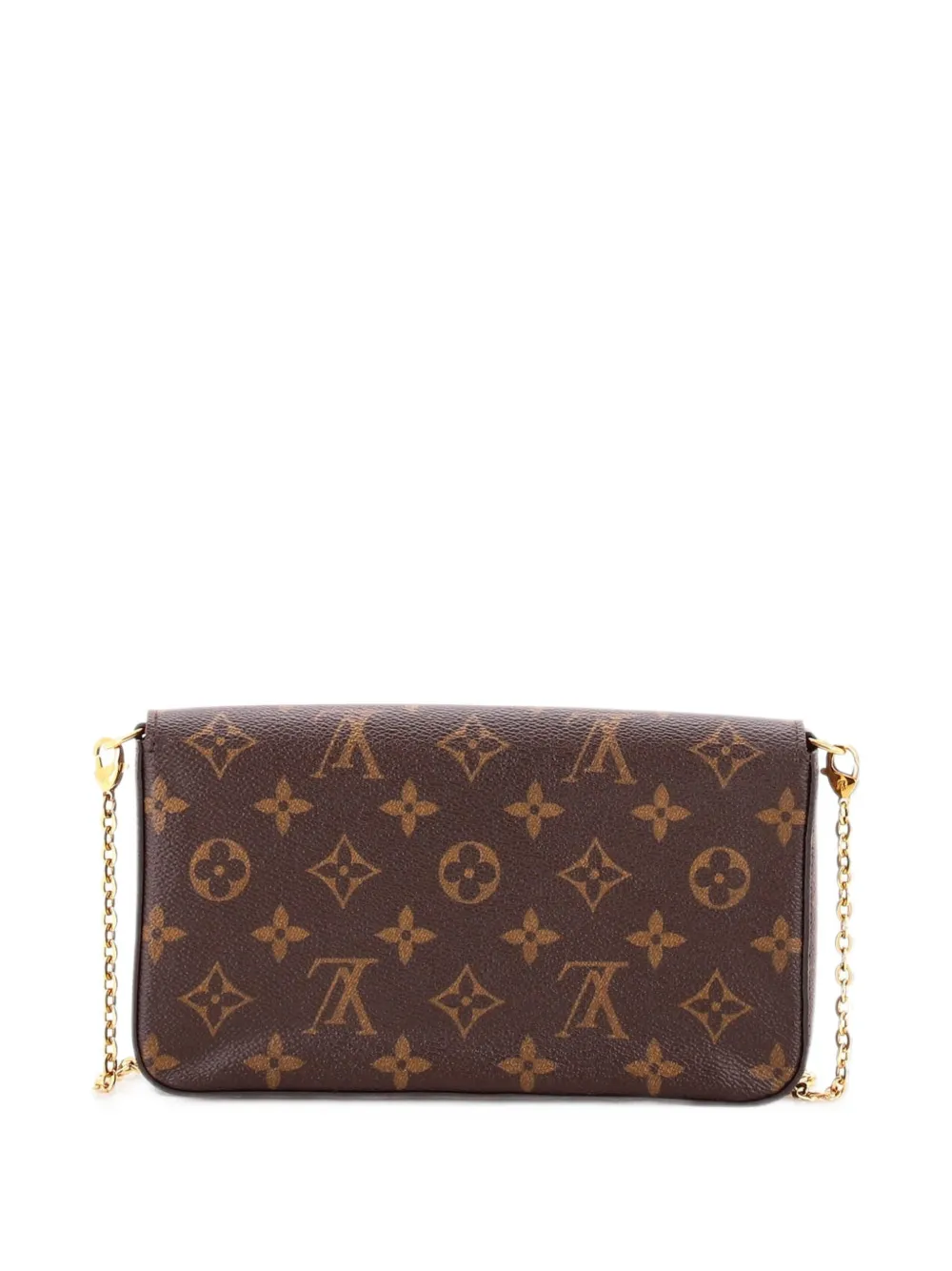 Louis Vuitton Pre-Owned Felicie Pochette Monogram Canvas crossbody bag - Marrone