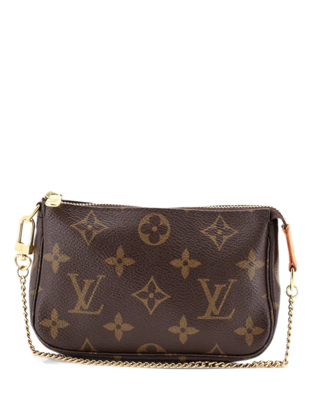 Louis Vuitton Pre-Owned Pochette Accessoires Monogram Canvas Mini clutch bag - Marrone