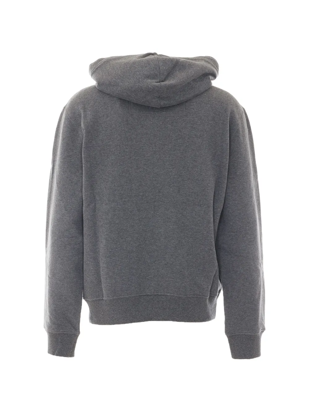 Lanvin ribbon zip-up hoodie in cotton and cashmere Grijs