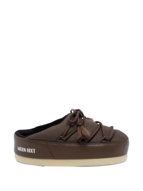 Moon Boot EVX brown nylon mules
