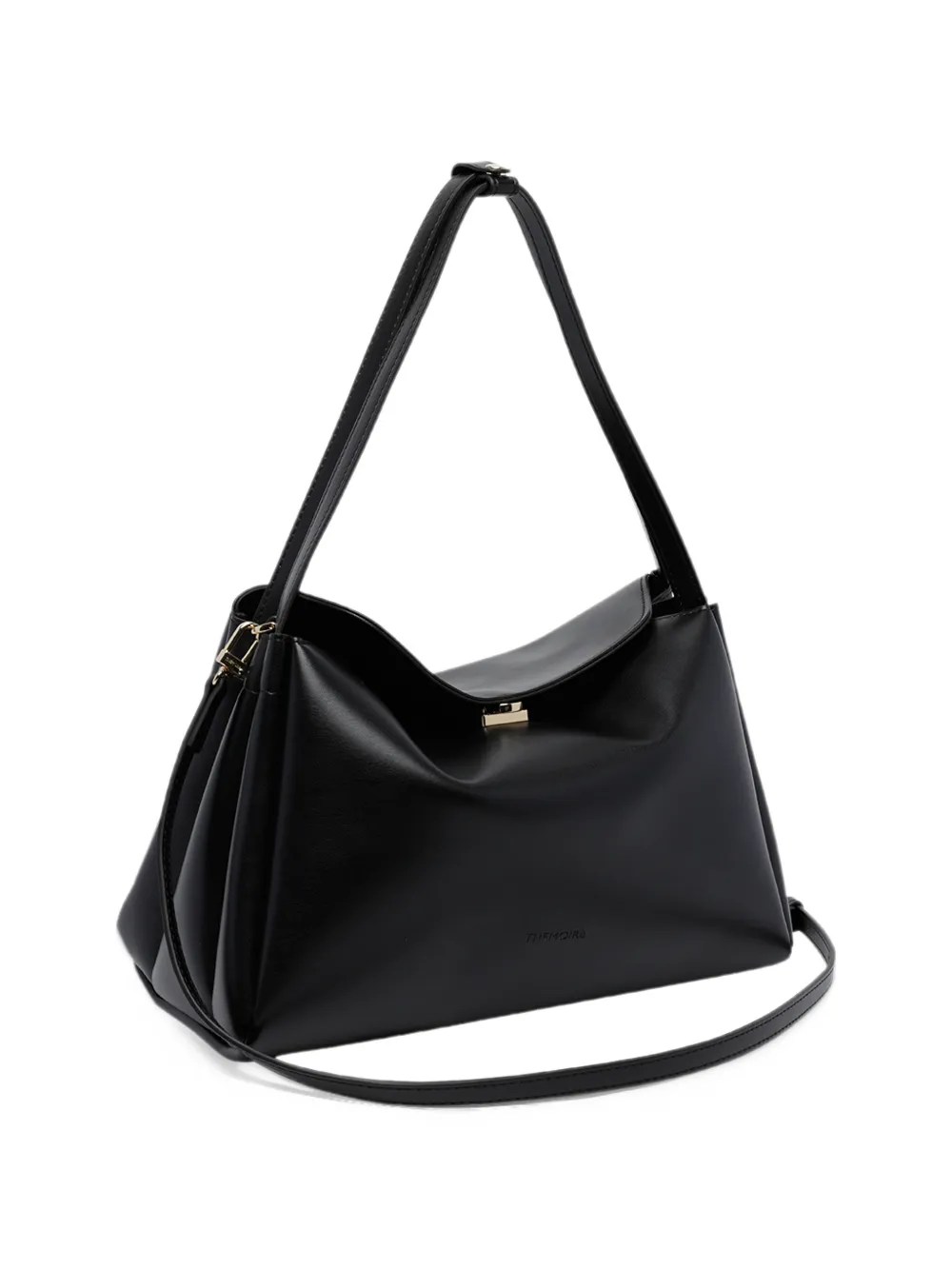 Themoirè Calipso Trunk logo print tote bag Zwart