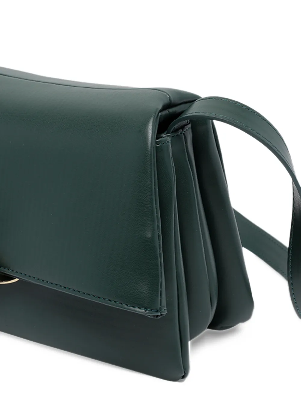 Themoirè small Chio foldover-top cross body bag Groen