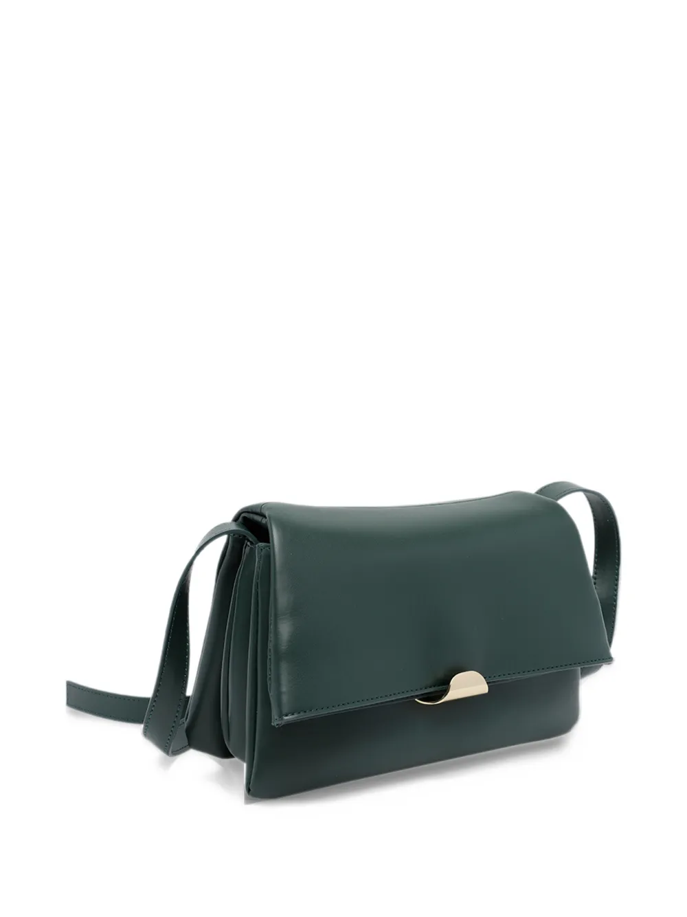 Themoirè small Chio foldover-top cross body bag Groen