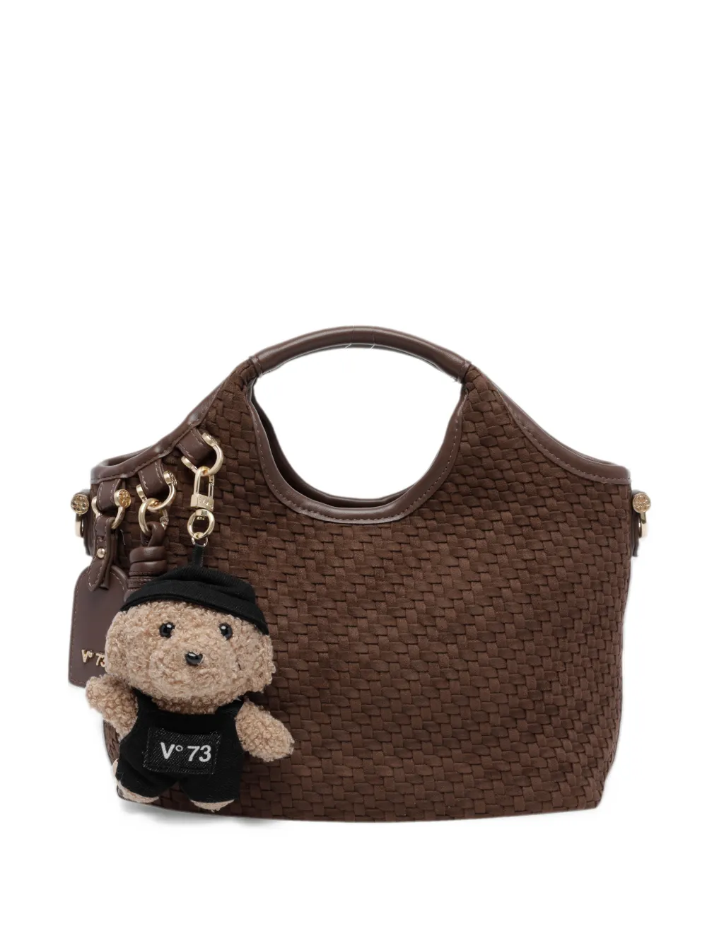 V°73 Zelda woven tote bag Bruin