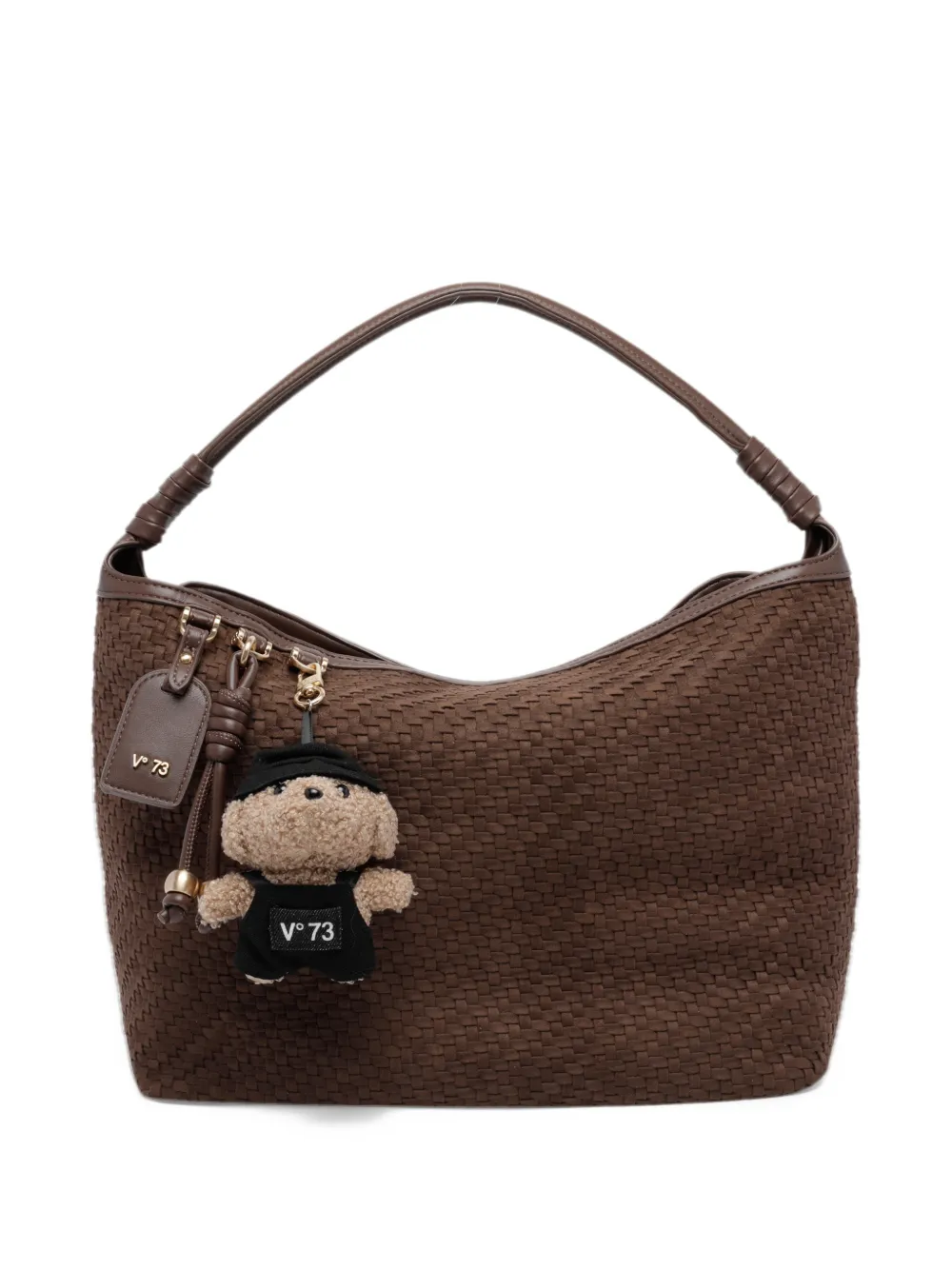 V°73 Zelda woven tote bag Bruin