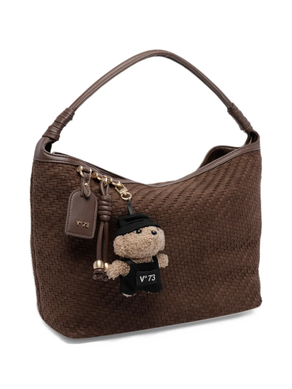 V°73 Zelda woven tote bag Bruin