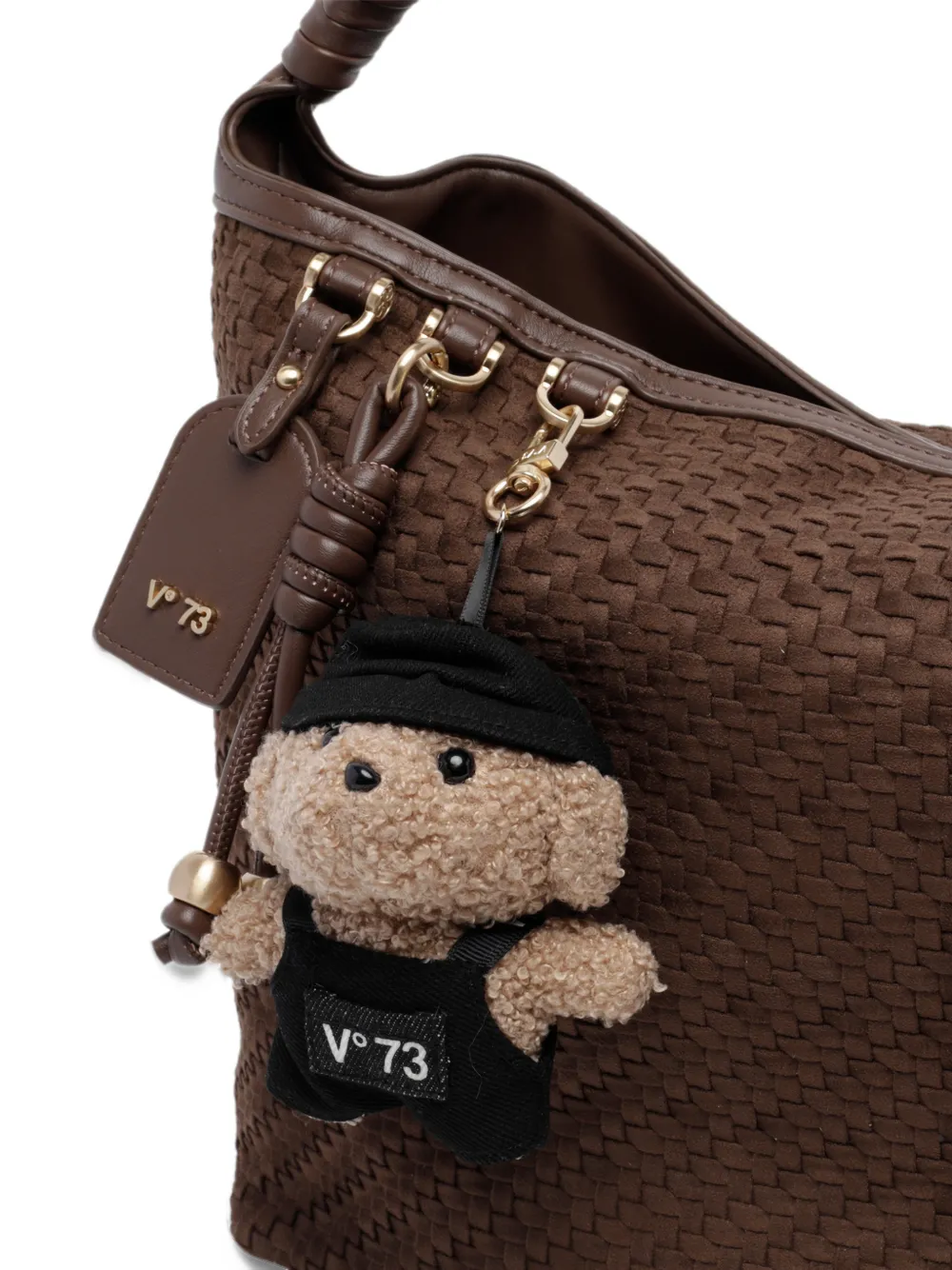 V°73 Zelda woven tote bag Bruin