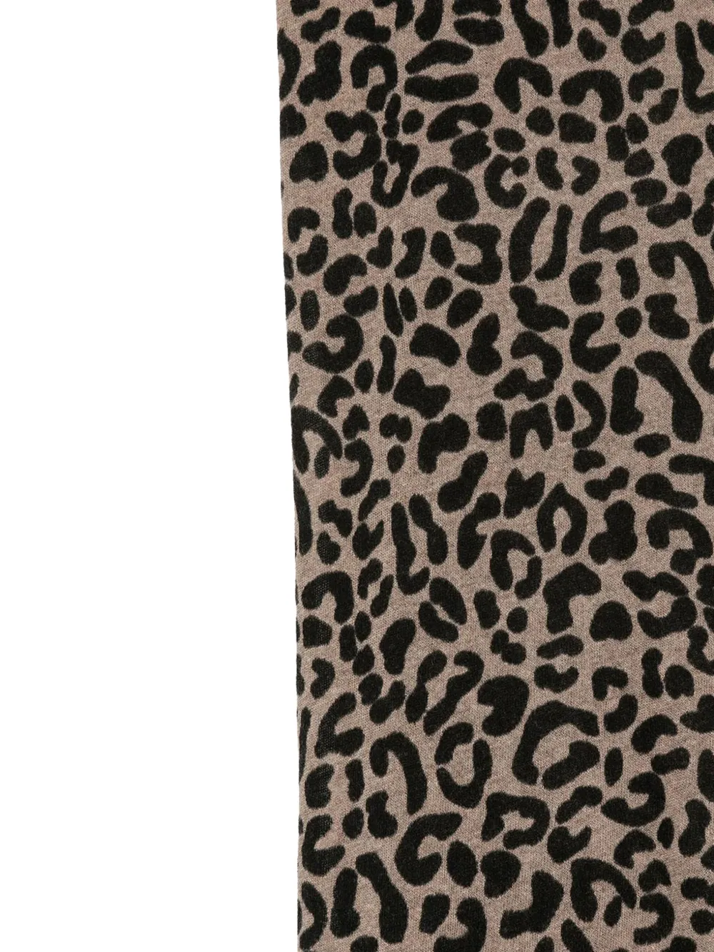 Faliero Sarti Ayame leopard-print scarf Beige