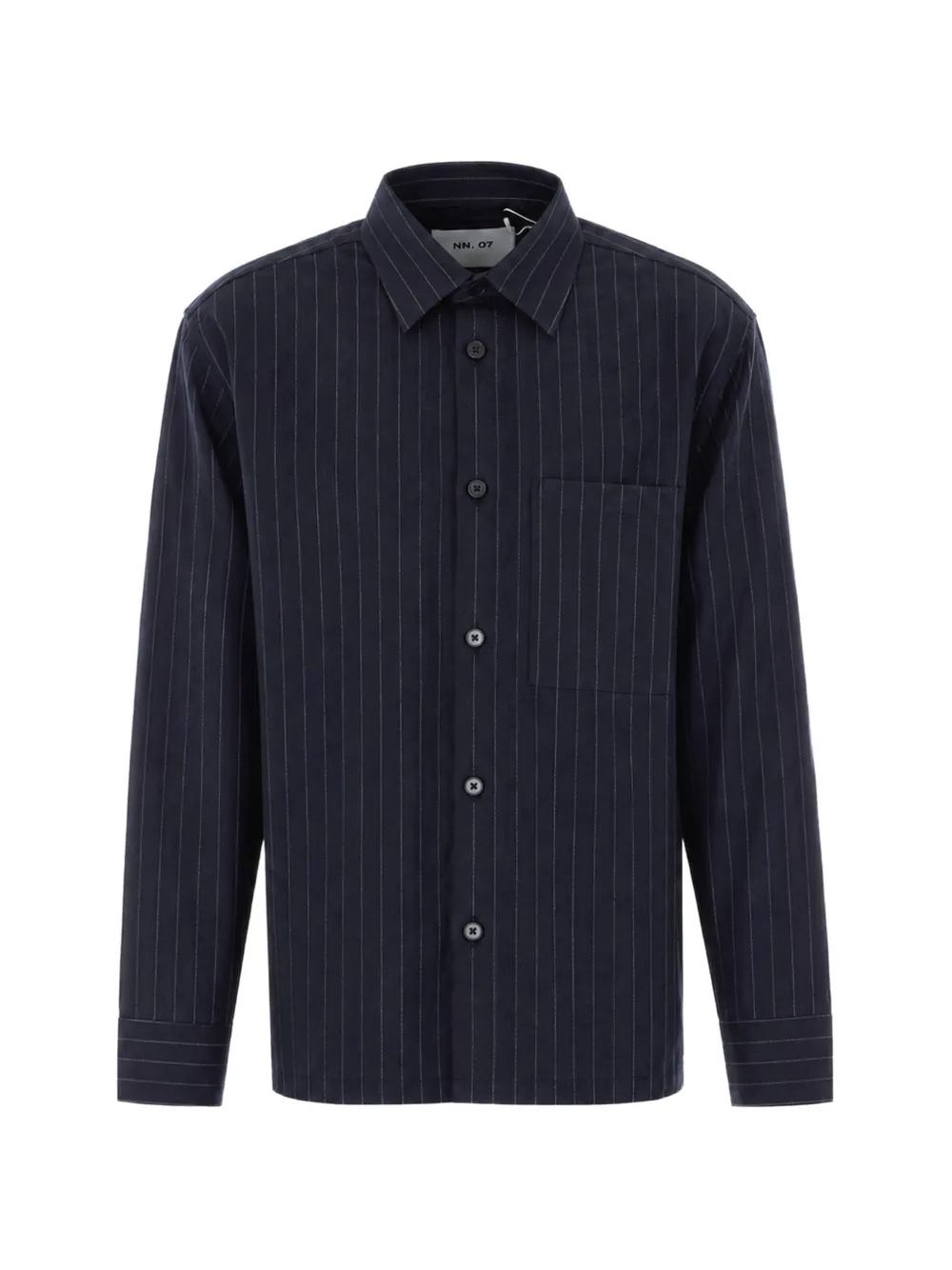 NN07 Freddy pinstripe shirt - Blu