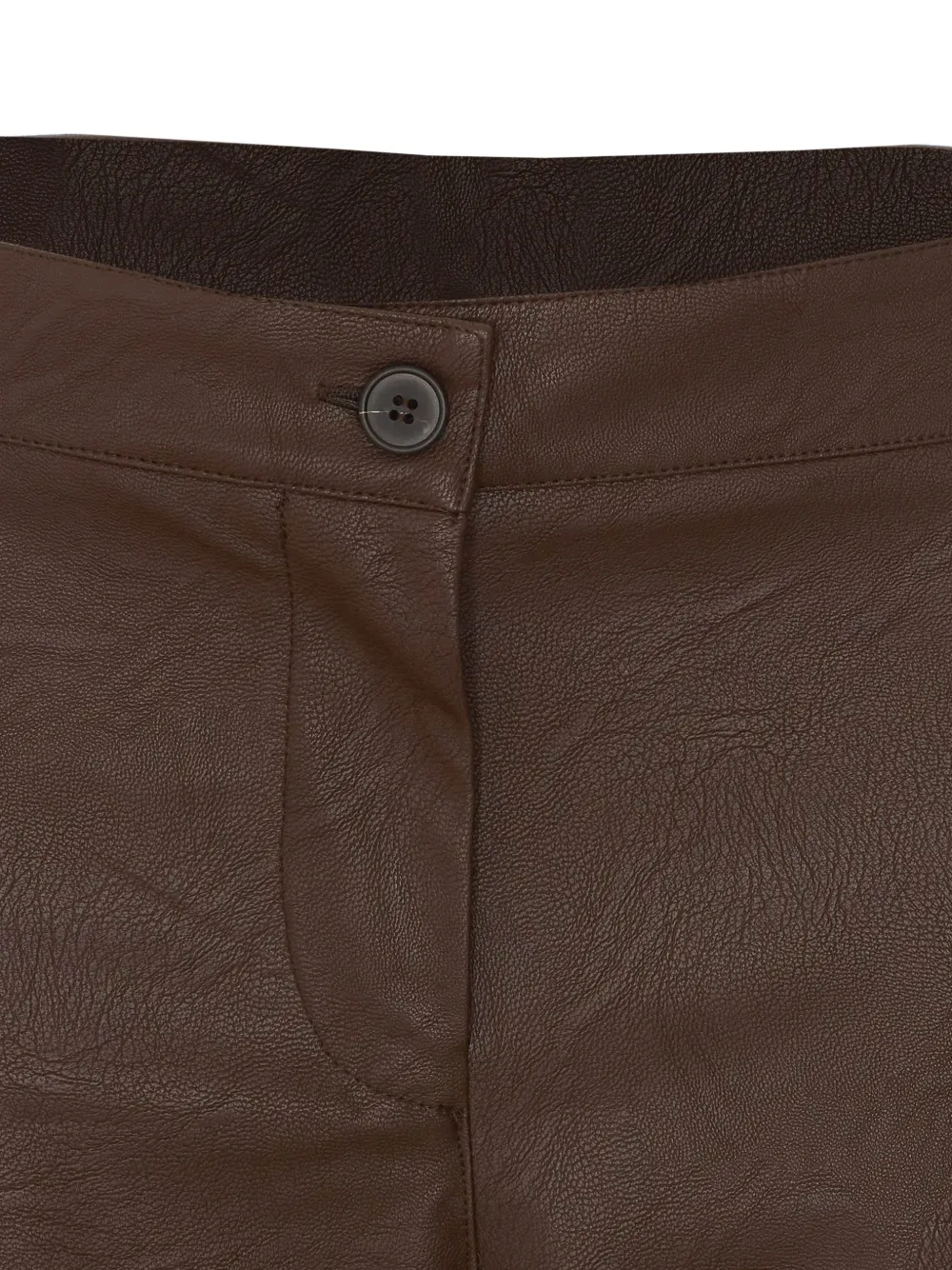 Rue du Bac Broek van imitatieleer Bruin