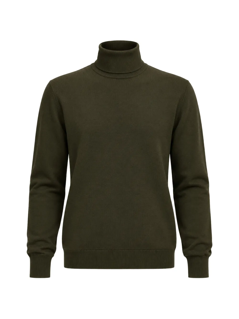 Officine Generale roll-neck merino-wool sweater - Verde