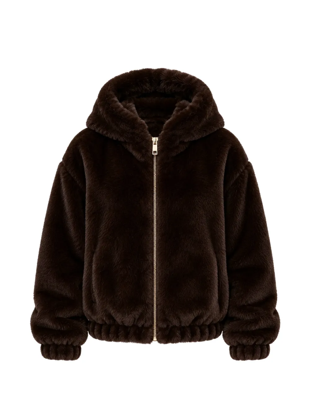 Kocca Katharina faux-fur hooded coat - Marrone