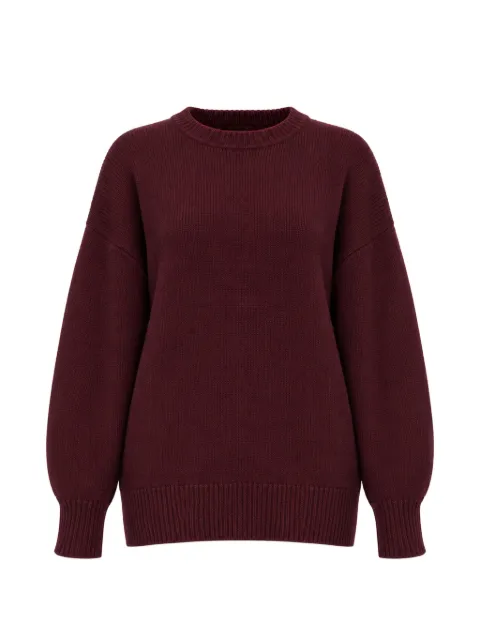 SEROYA Amal ribbed-knit sweater